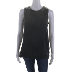 Current/Elliott Womens Cotton Sleeveless Pullover Tank Blue Size 1